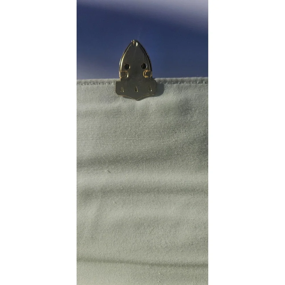 Banned Retro Floral Bamboo Handle Satchel Mint Green Vintage Style Crossbody Bag - Picture 10 of 16